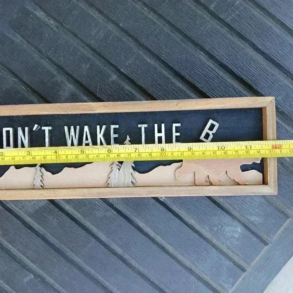 Don't Wake The B... Wall Decor NWT $14.99 - Picture 4 of 5
